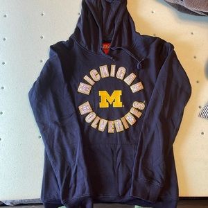 Blue Michigan Wolverines Hoodie